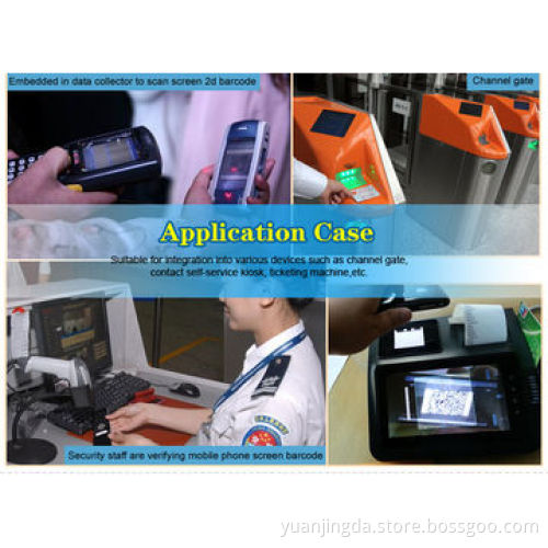 Mobile 1D 2D Contact Parking Automotive Code Scanner